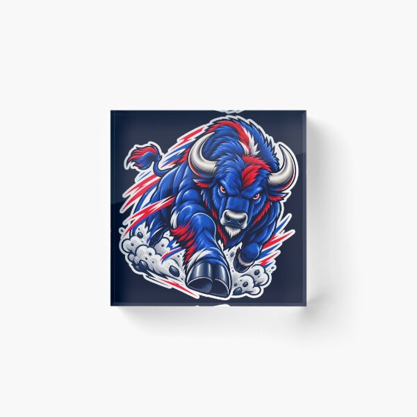 Item preview, Let’s Go Buffalo – Charging Blue Buffalo designed and sold by Kikostas.