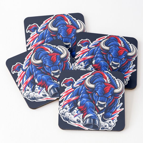 Item preview, Let’s Go Buffalo – Charging Blue Buffalo designed and sold by Kikostas.