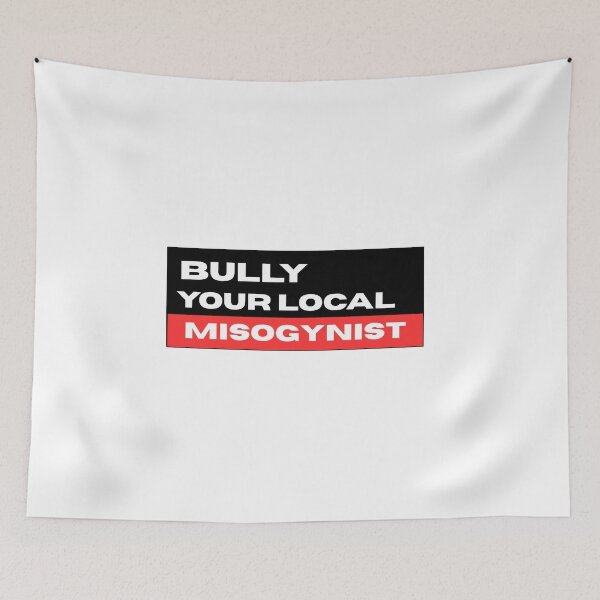 Item preview, Bully your local misgynost - feminist bumper designed and sold by CapriCreatives.