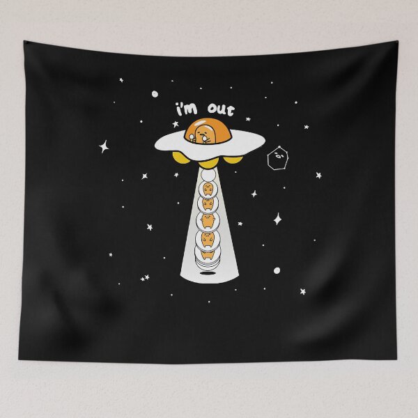 Item preview, UFO Funny Gudetama Spaced Out Men Women Kids designed and sold by IsmaelMay0.