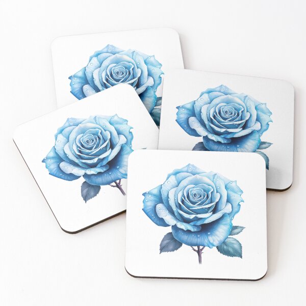 Item preview, Blue Rose | Elegant Floral Aesthetic Art designed and sold by Mandayartstudio.