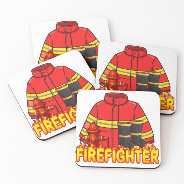 Item preview, Firefighter Captain uniform and fire hydrant designed and sold by Rynasvz.
