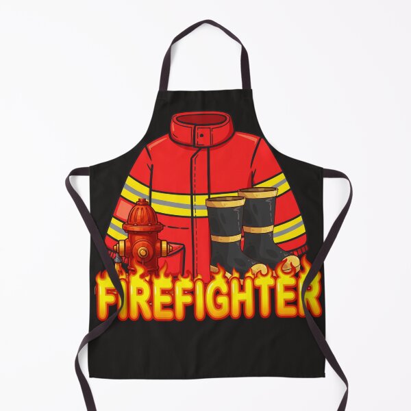 Item preview, Firefighter Captain uniform and fire hydrant designed and sold by Rynasvz.