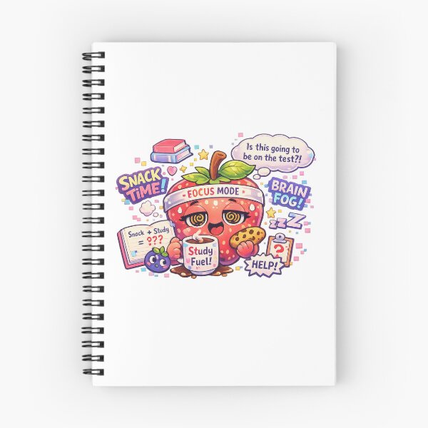 Item preview, Focus Mode  Strawberry Snack & Study designed and sold by Sommium .
