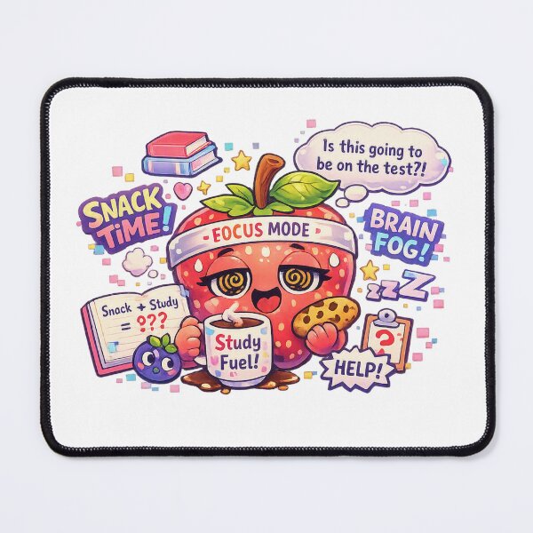 Item preview, Focus Mode  Strawberry Snack & Study designed and sold by Sommium .