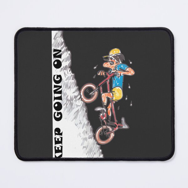 Item preview, Cycling Hill Climb Motivational Design Keep Going Inspirational Quote designed and sold by Riadsoleil20.