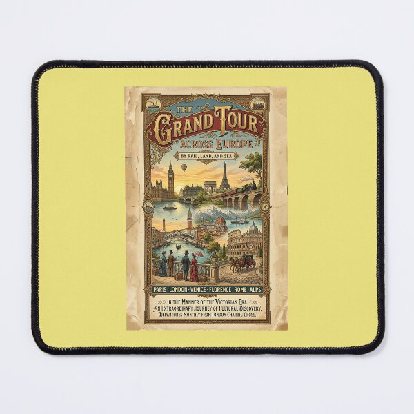 Item preview, The Grand Tour Across Europe Travel Poster designed and sold by ArtworkNorth.