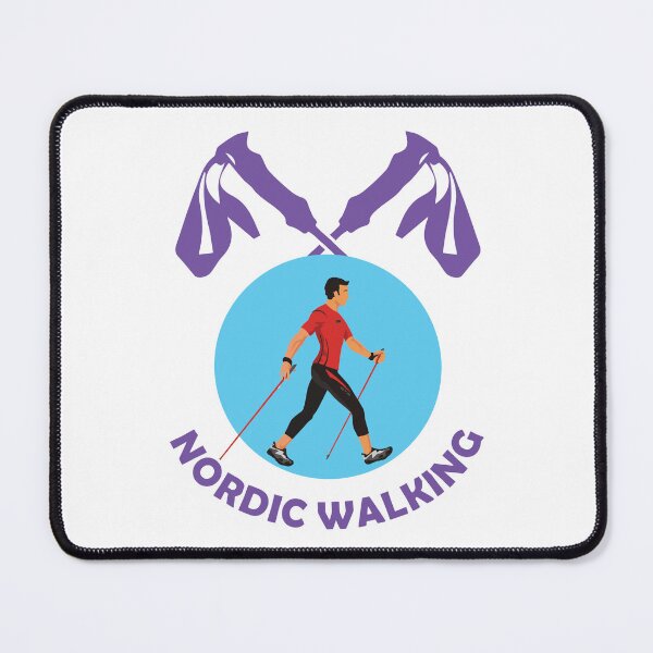Item preview, Funny Nordic Walking Poles T-Shirt – Perfect Gift for Hikers and Outdoor Fitness Lovers designed and sold by PERIferyART.