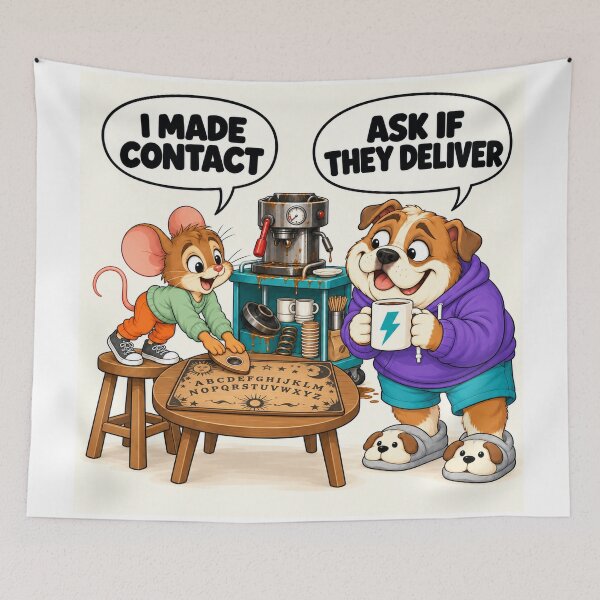 Item preview, Coffee Seance Funny Spirit Board Comic designed and sold by SAS-Designer.