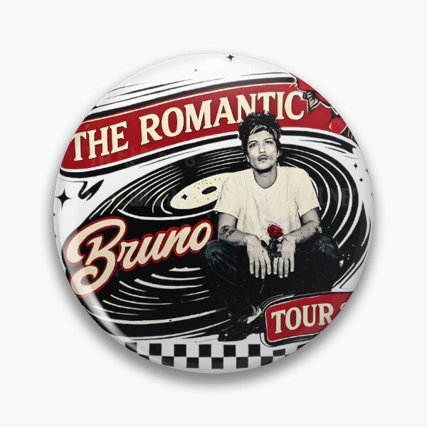 Item preview, Bruno Mars Inspired Romantic Tour Design for Music Lovers designed and sold by Barhooom.