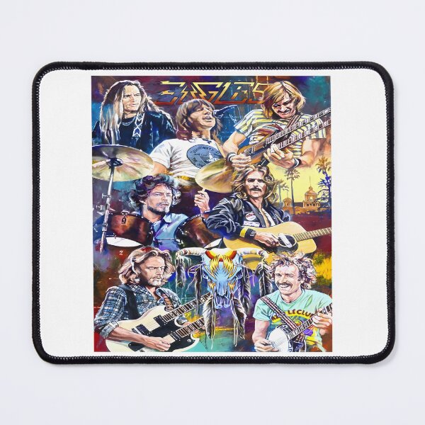 Item preview, Classic Eagles Band Inspired Vintage Rock Music Design designed and sold by KARIM Moustaid.
