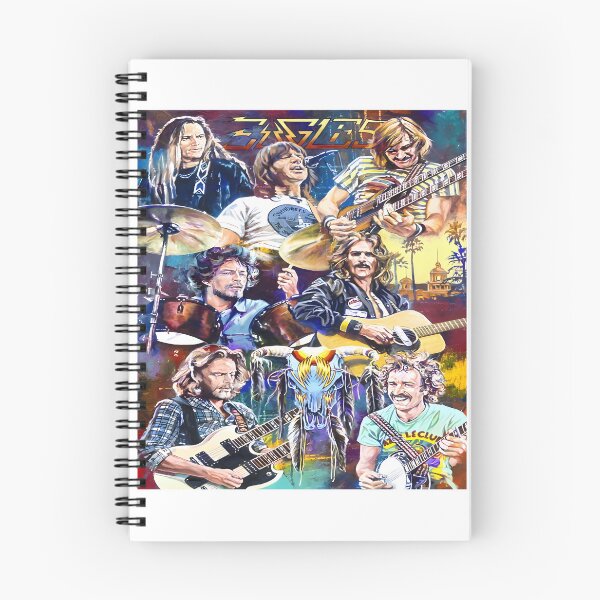 Item preview, Classic Eagles Band Inspired Vintage Rock Music Design designed and sold by KARIM  Moustaid.