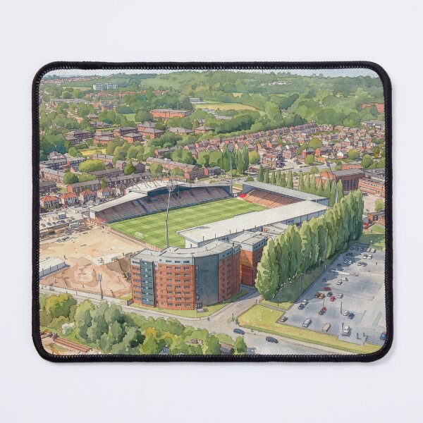 Item preview, Wrexham Racecourse Ground Watercolour Art designed and sold by ArtworkNorth.