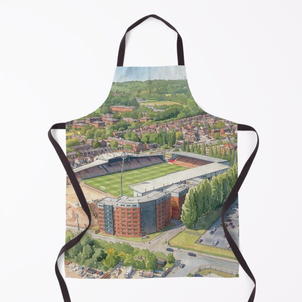 Item preview, Wrexham Racecourse Ground Watercolour Art designed and sold by ArtworkNorth.
