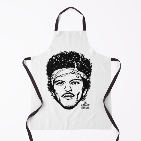 Item preview, Romantic Bruno Mars Retro Portrait Music Pop Star Fan Art Design designed and sold by Barhooom.