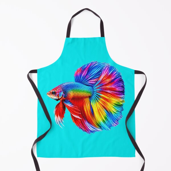 Item preview, Vibrant Rainbow Betta Fish Artwork designed and sold by MagicCrystal.