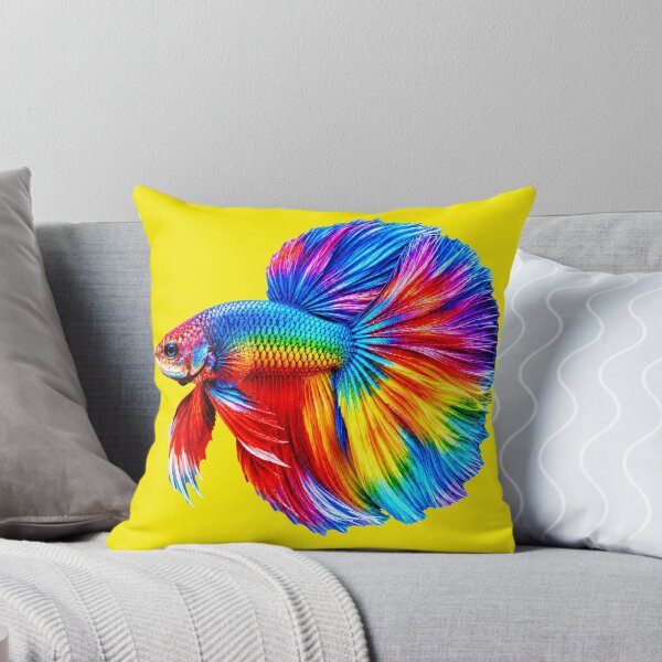 Item preview, Vibrant Rainbow Betta Fish Artwork designed and sold by MagicCrystal.