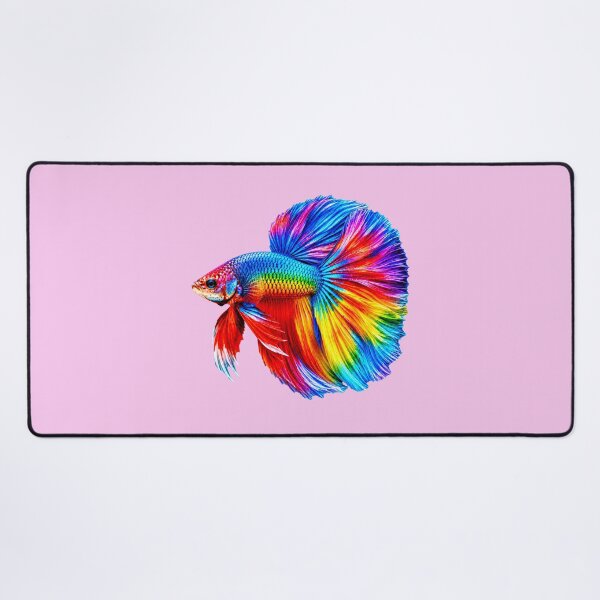 Item preview, Vibrant Rainbow Betta Fish Artwork designed and sold by MagicCrystal.