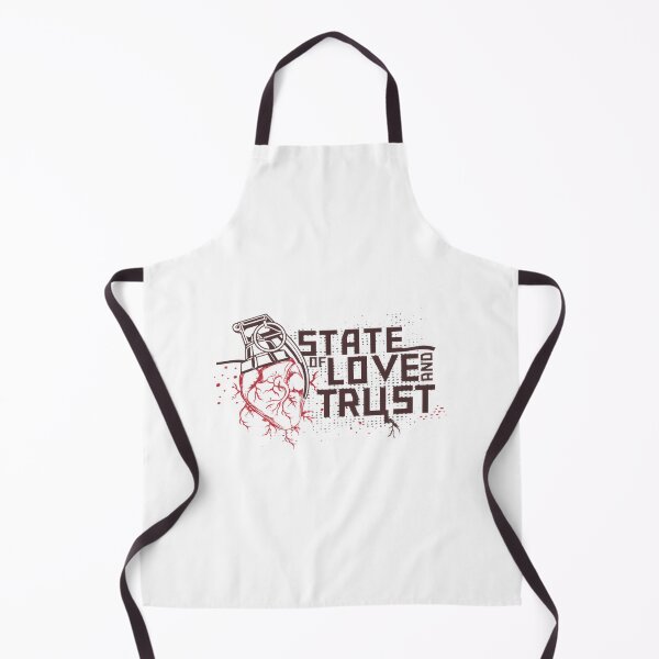 Item preview, State of Love and Trust Inspirational Quote Design designed and sold by Karamallah.