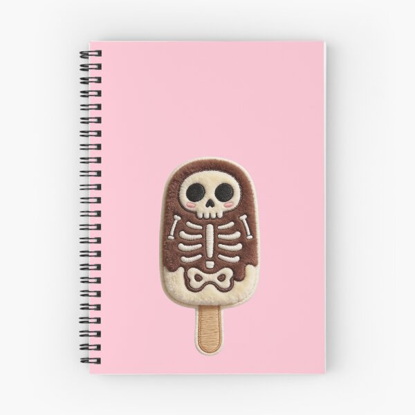 Item preview, Spooky Kawaii Popsicle - Creepy Cute Skeleton Ice Cream Patch Style designed and sold by thelexiverse.