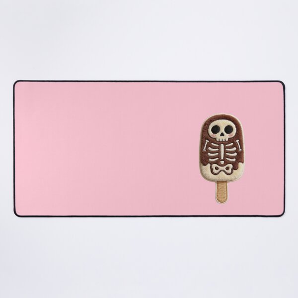 Item preview, Spooky Kawaii Popsicle - Creepy Cute Skeleton Ice Cream Patch Style designed and sold by thelexiverse.