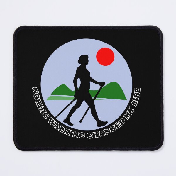 Item preview, Nordic Walking Changed My Life - Funny Nordic Walking Poles T-Shirt – Perfect Gift for Hikers and Outdoor Fitness Lovers designed and sold by PERIferyART.