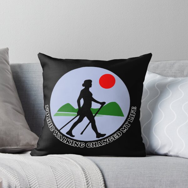 Item preview, Nordic Walking Changed My Life - Funny Nordic Walking Poles T-Shirt – Perfect Gift for Hikers and Outdoor Fitness Lovers designed and sold by PERIferyART.