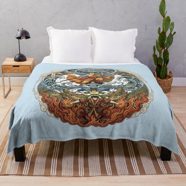 Item preview, Four Elements Bending Masters Japanese Ukiyo-e Art designed and sold by Fine-Arts-Lab.