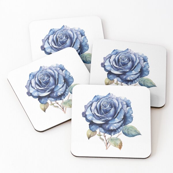Item preview, Blue Rose | Elegant Floral Aesthetic Art designed and sold by Mandayartstudio.
