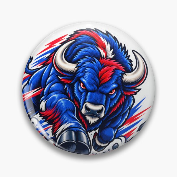 Item preview, Let’s Go Buffalo – Charging Blue Buffalo designed and sold by Kikostas.