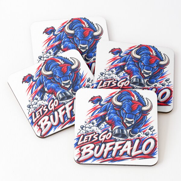 Item preview, Let’s Go Buffalo – Charging Blue Buffalo designed and sold by Kikostas.