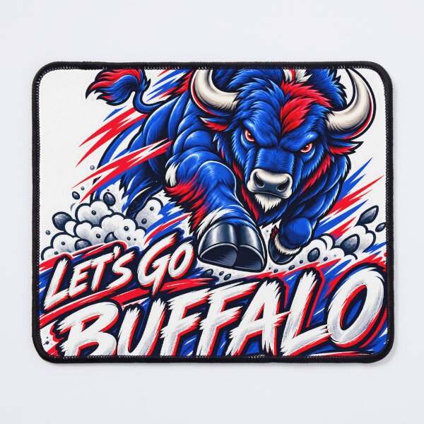 Item preview, Let’s Go Buffalo – Charging Blue Buffalo designed and sold by Kikostas.