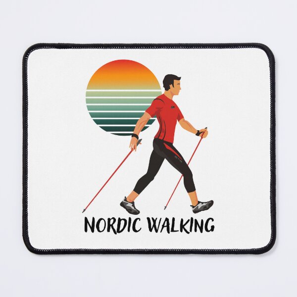 Item preview, Funny Nordic Walking Poles T-Shirt – Perfect Gift for Hikers and Outdoor Fitness Lovers designed and sold by PERIferyART.
