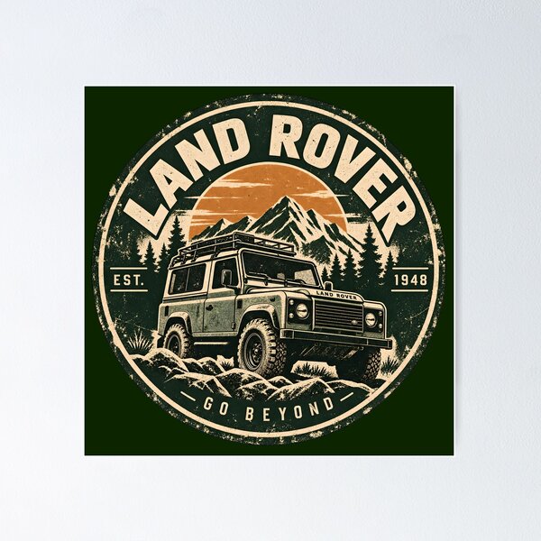 Item preview, Land Rover Go Beyond Vintage 1948 designed and sold by MR-HOOBY.