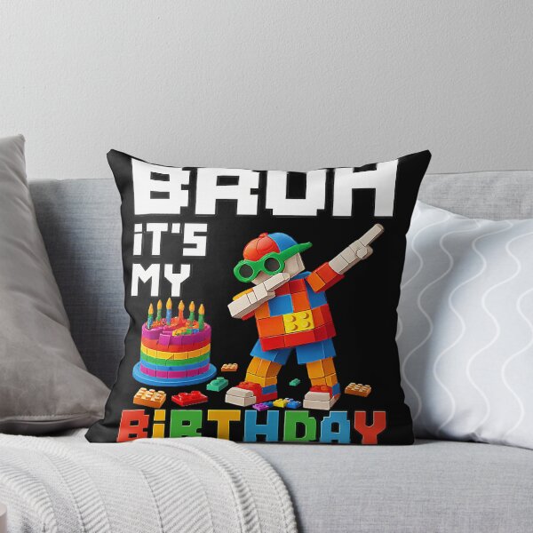 Item preview, Bruh Its My Birthday Master Builder Block Brick Men Boy Kid designed and sold by BelindaPen.