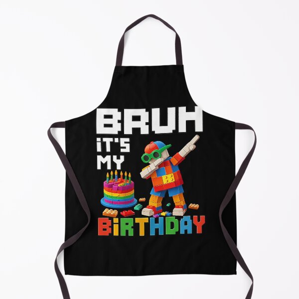 Item preview, Bruh Its My Birthday Master Builder Block Brick Men Boy Kid designed and sold by BelindaPen.