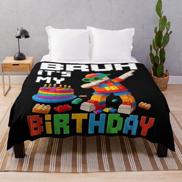 Item preview, Bruh Its My Birthday Master Builder Block Brick Men Boy Kid designed and sold by BelindaPen.
