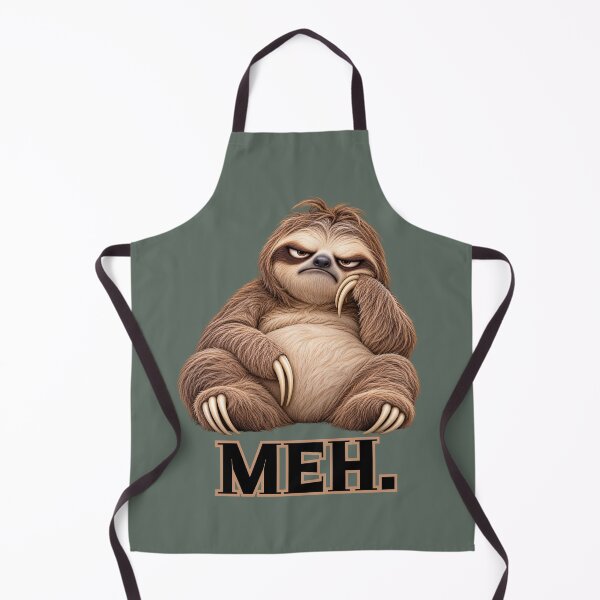 Item preview, Meh Sloth Funny Lazy Animal designed and sold by AhmadAnnaPrints.