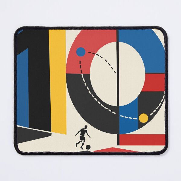 Item preview, The Geometry of the Game Football Print, Bauhaus Soccer Print , Abstract Football Art, Geometric Sports Decor, Modern Soccer Gift designed and sold by Studio pod Burom.