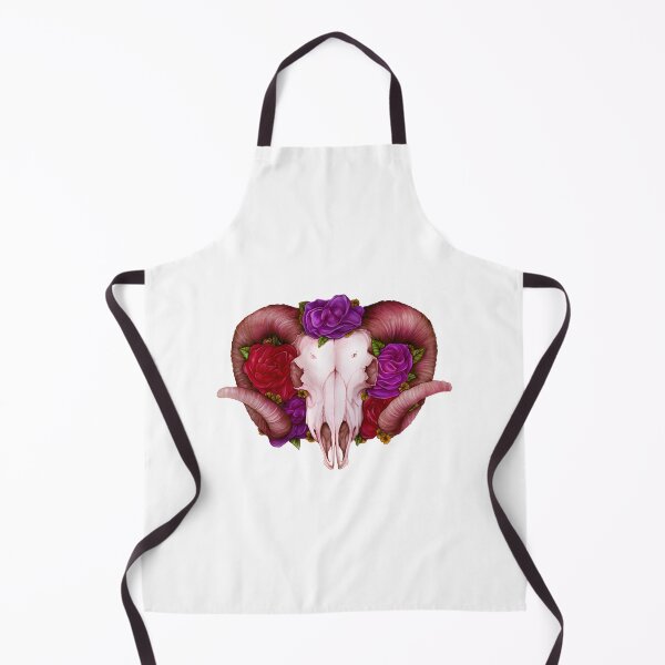 Item preview, Intricate Ram Skull Illustration with Detailed Horns and Bold Design designed and sold by Nishant Turekar.
