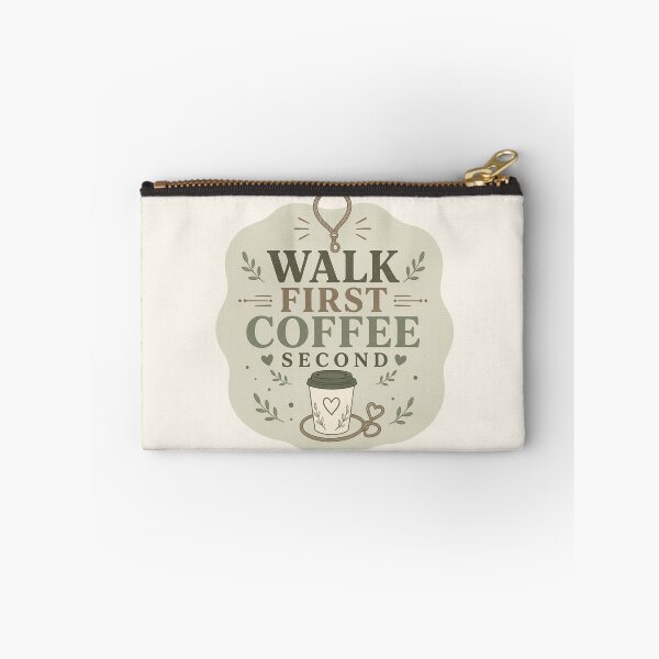 Item preview, Walk First Coffee Second Dog Mom Tee designed and sold by GSideArtStore.