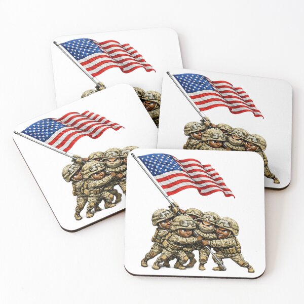 Item preview, US Military Flag Planting: Li'l Soldiers Collection  designed and sold by EscapeArtist13.