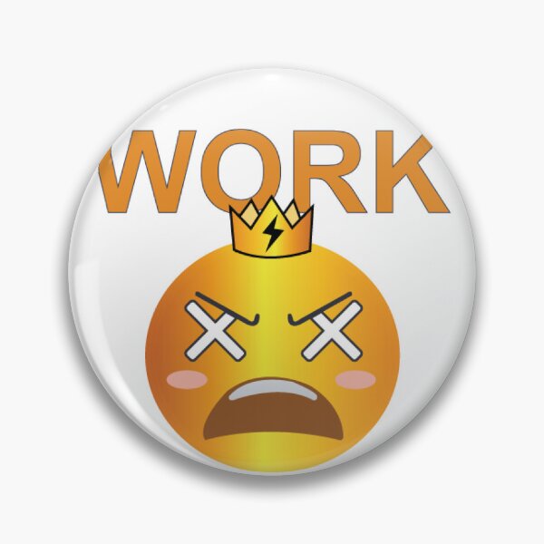 Item preview, Work Hard Crown Emoji designed and sold by Sung-jin-woo-1.