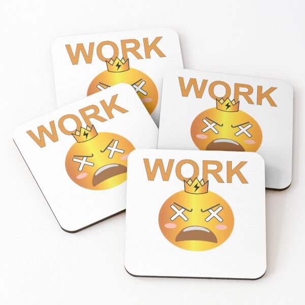 Item preview, Work Hard Crown Emoji designed and sold by Sung-jin-woo-1.