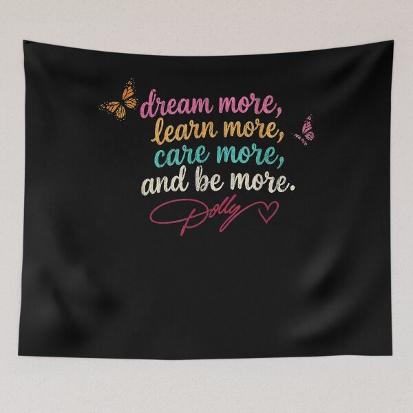Item preview, Dream More Learn More Care More Do More Floral Men Women designed and sold by BelindaPen.