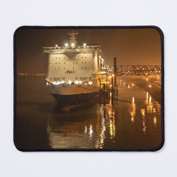 Item preview, P&O Pride of Hull Ferry at Night designed and sold by ArtworkNorth.