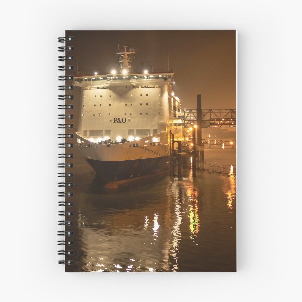 Item preview, P&O Pride of Hull Ferry at Night designed and sold by ArtworkNorth.