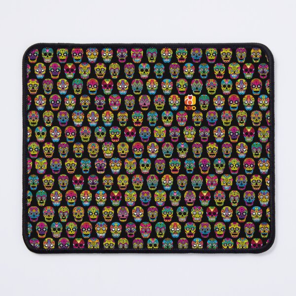 Item preview, Sugar Skull Pattern – Vibrant Seamless Dia de los Muertos Art designed and sold by MyNeko.