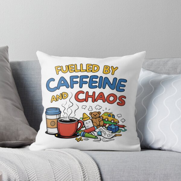 Item preview, Fuelled by Caffeine and Chaos designed and sold by DixieGirlStudio.