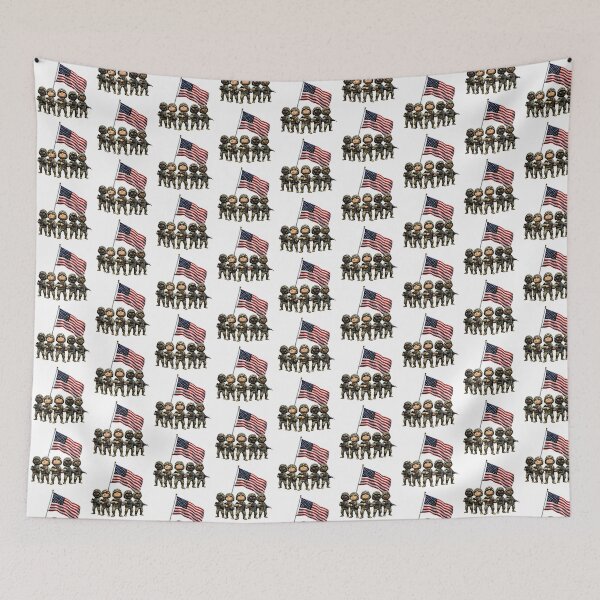 Item preview, US Military Flag Defense: Li'l Soldiers Collection  designed and sold by EscapeArtist13.